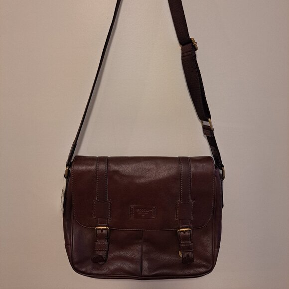 Mens Fossil Messenger Bag - Picture 2 of 8
